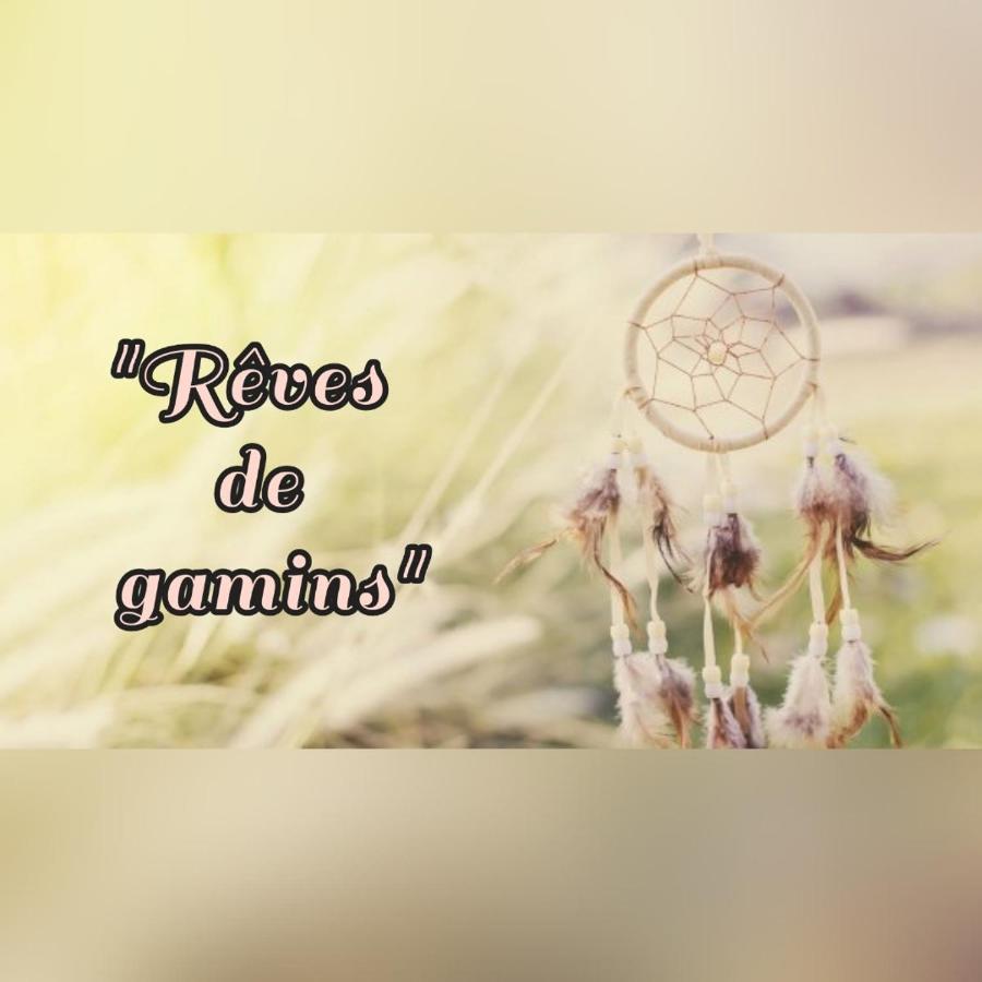 "Reves De Gamins", Chambre De Droite, 4 Couchages Dans Gite De Campagne "La Camusiere", Proche Du Pole Europeen Et Du Circuit Des 24H Champagné 外观 照片
